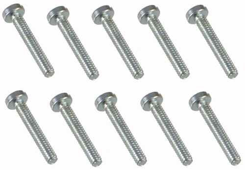0044 2 x 12mm Slotted Machine Screw - Pack of 10