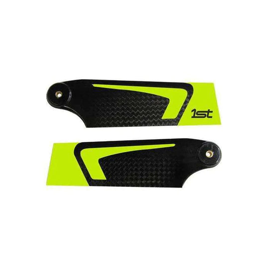 1ST TAIL BLADES CFK 105MM (YELLOW)